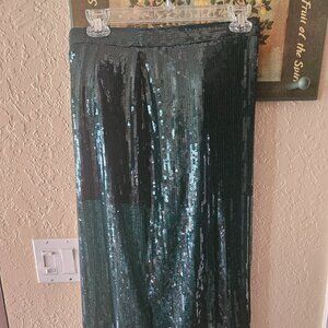 Maxie Hunter Green Sequin Skirt